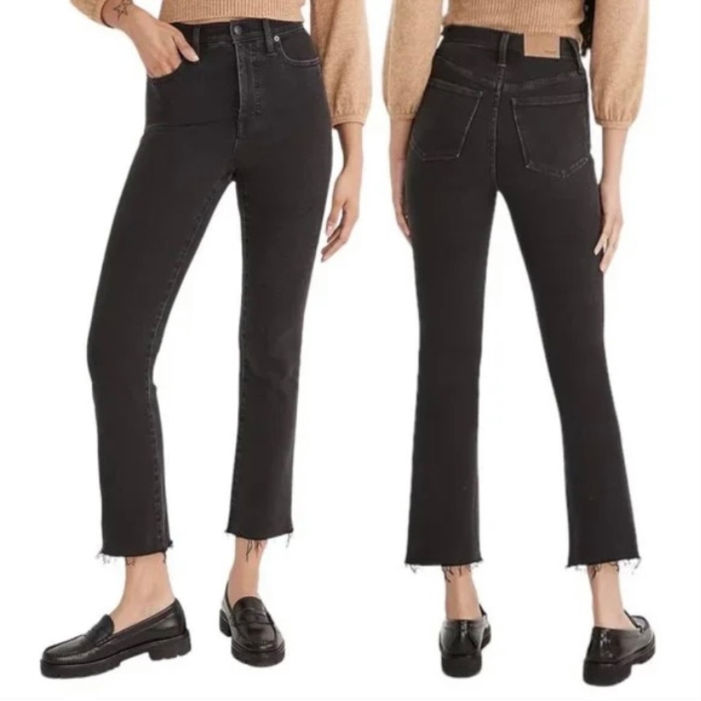 Madewell Charcoal Cropped Jeans